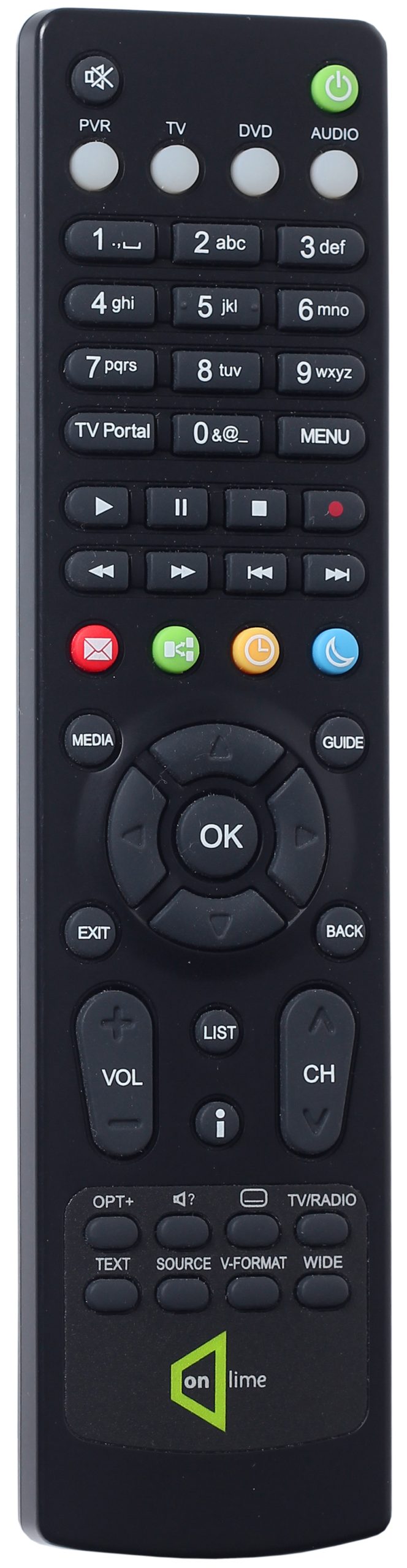 Mando de televisión para hablar de consumo en standby