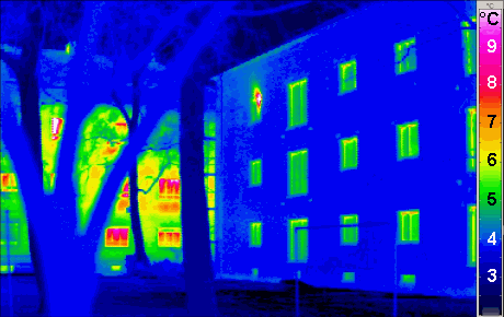 Termografía de edificios para detectar pérdidas de energía en casa