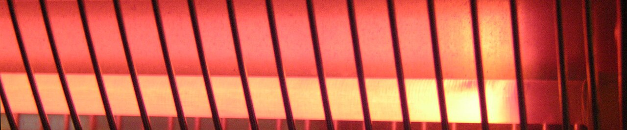 Calefactor eléctrico para calcular consumo de 1500 W por hora