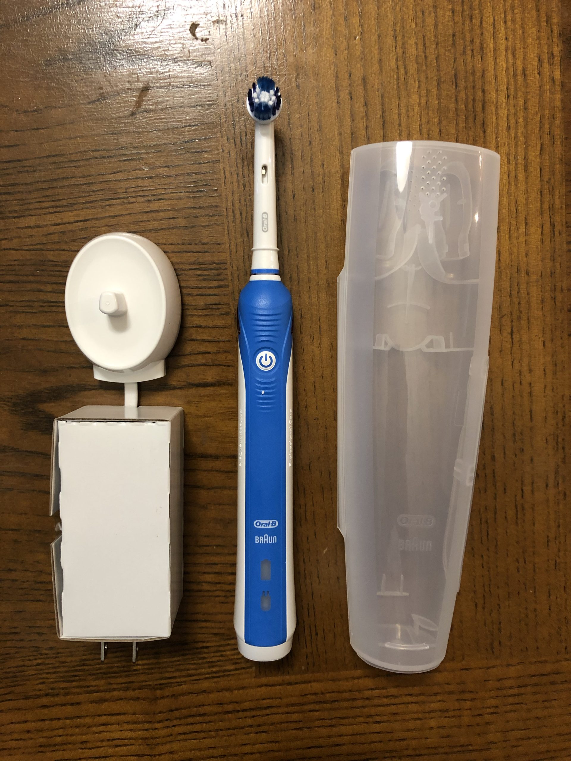 Cepillo de dientes eléctrico para calcular consumo de carga