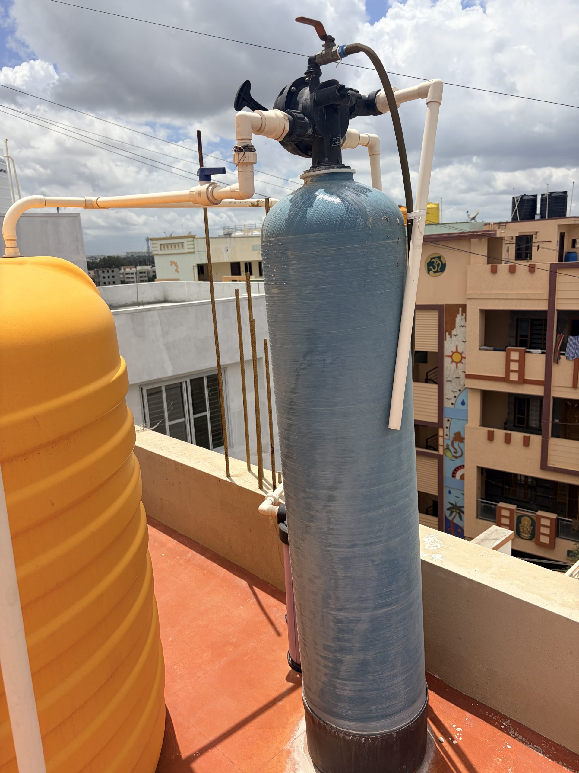 Descalcificador de agua doméstico para calcular consumo eléctrico
